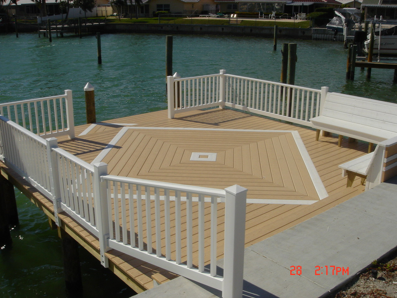 Custom inlay decking